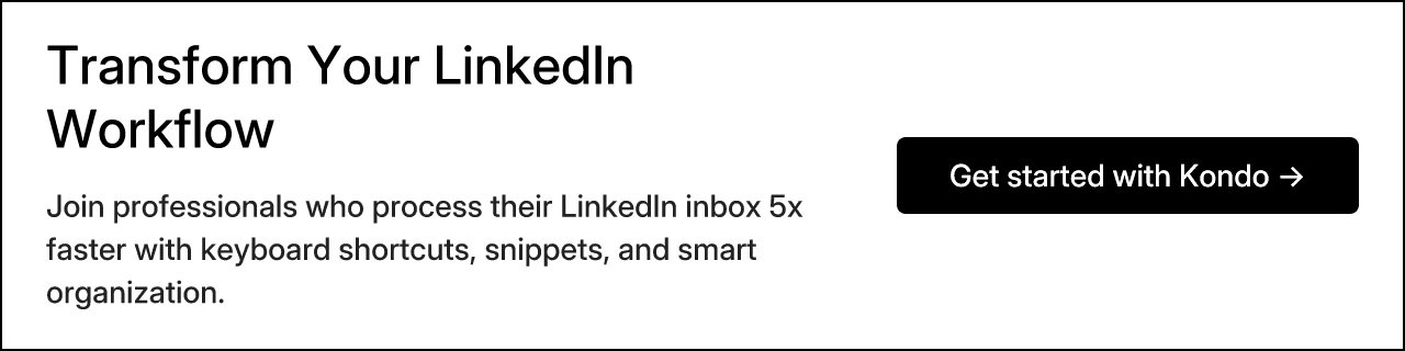 Transform Your LinkedIn Workflow