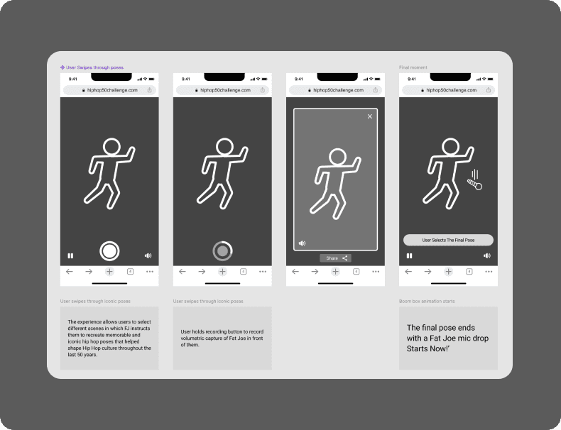 two cell phones on a gray surface