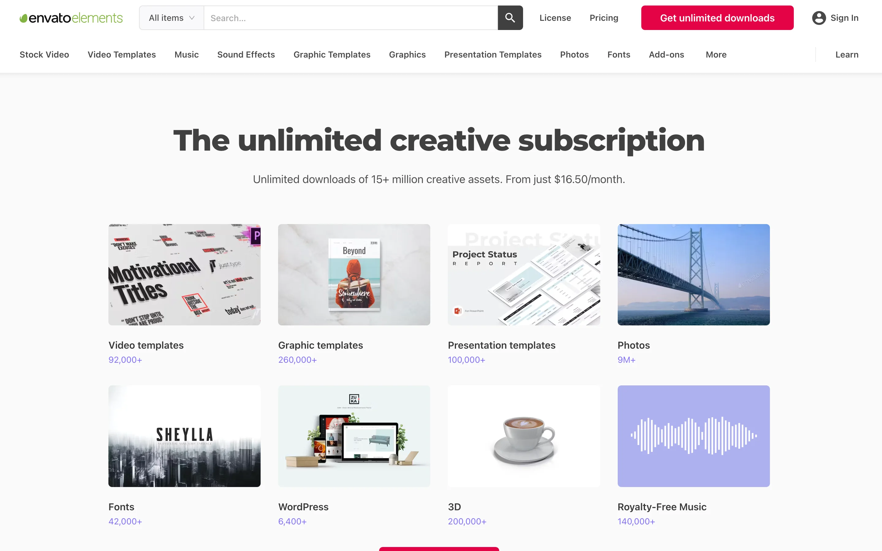 Envato Elements Marketplace