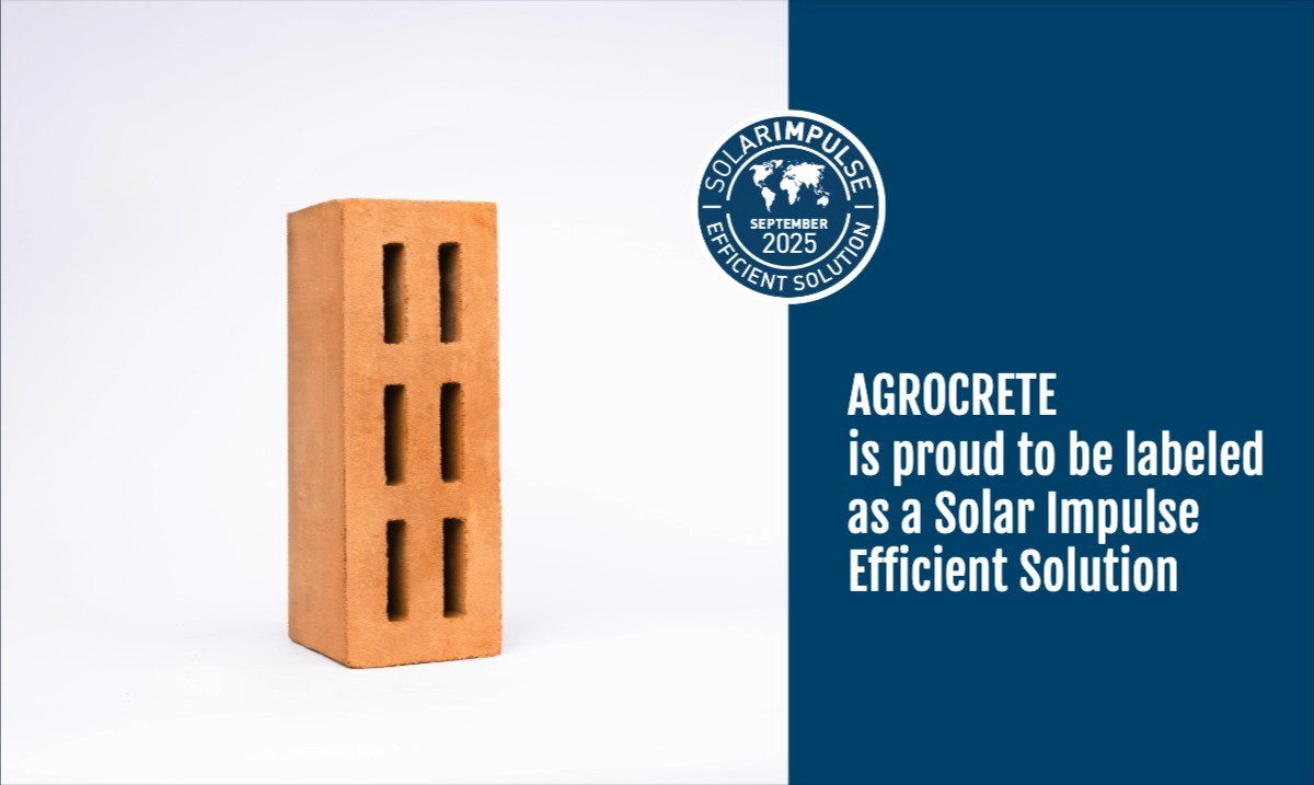 GreenJams’ Agrocrete® Becomes India’s Only Carbon-Negative Building Material to Earn the Prestigious Solar Impulse Efficient Solution Label