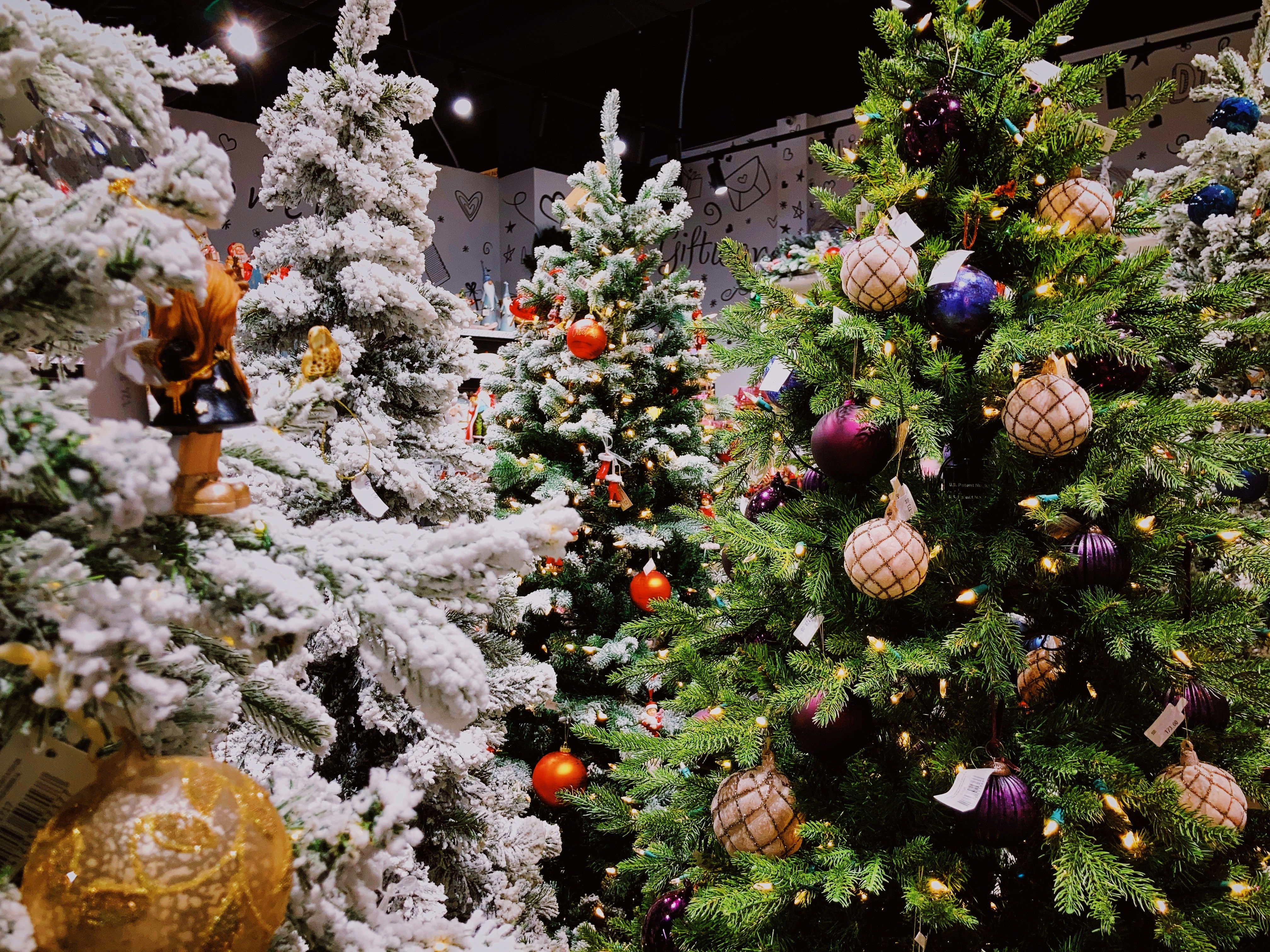 green and purple flower bouquet