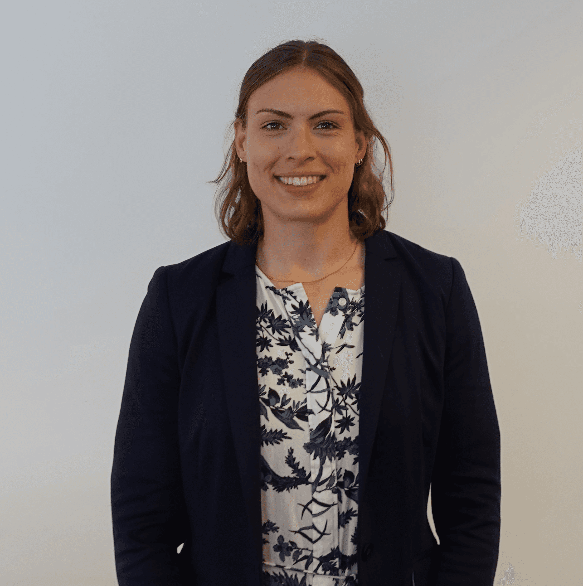 Portrait  of a young girl with glasses