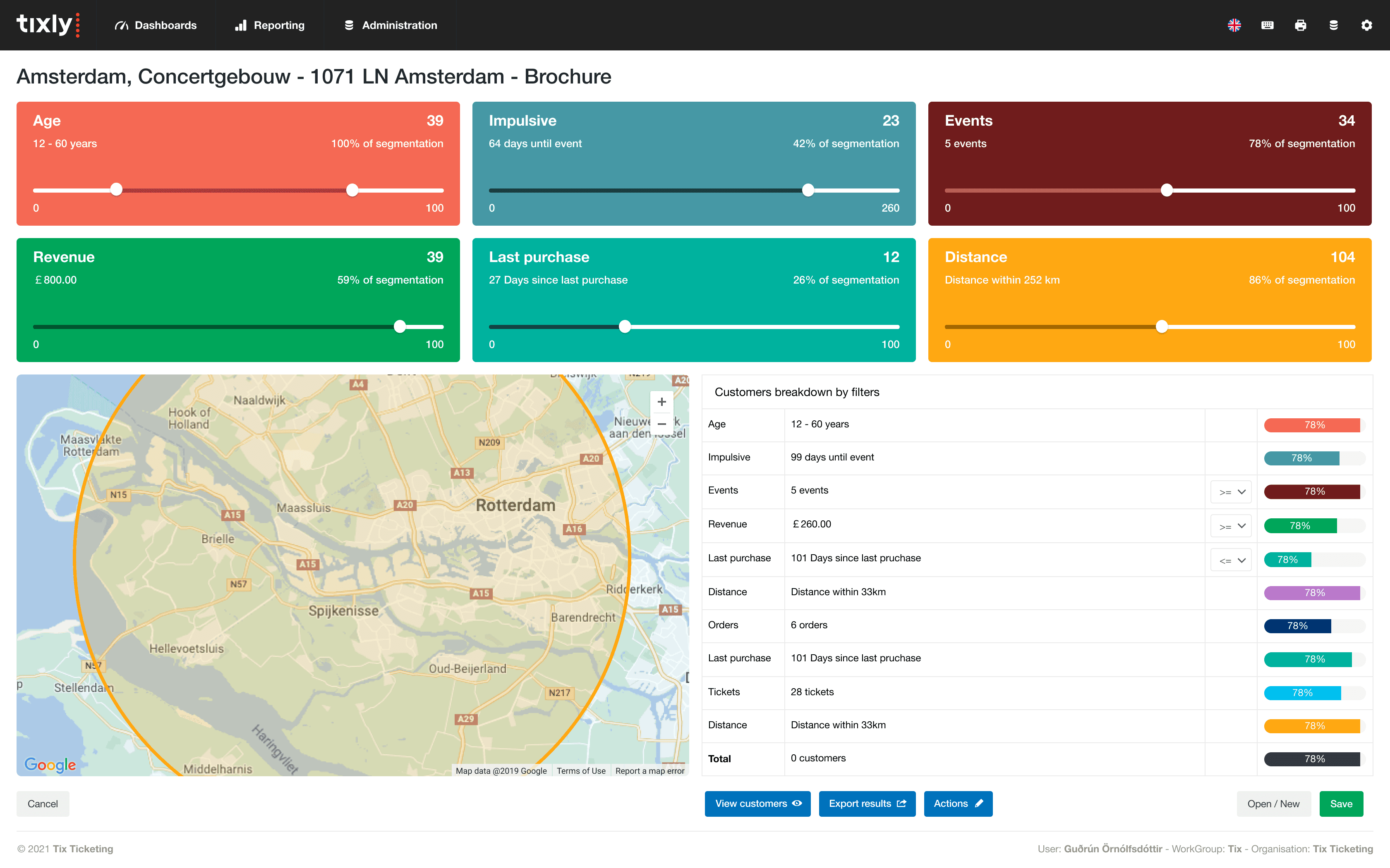 Segmentation Tool in Box Office