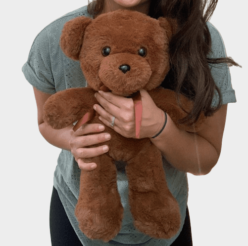 The Memorial Bear, held close