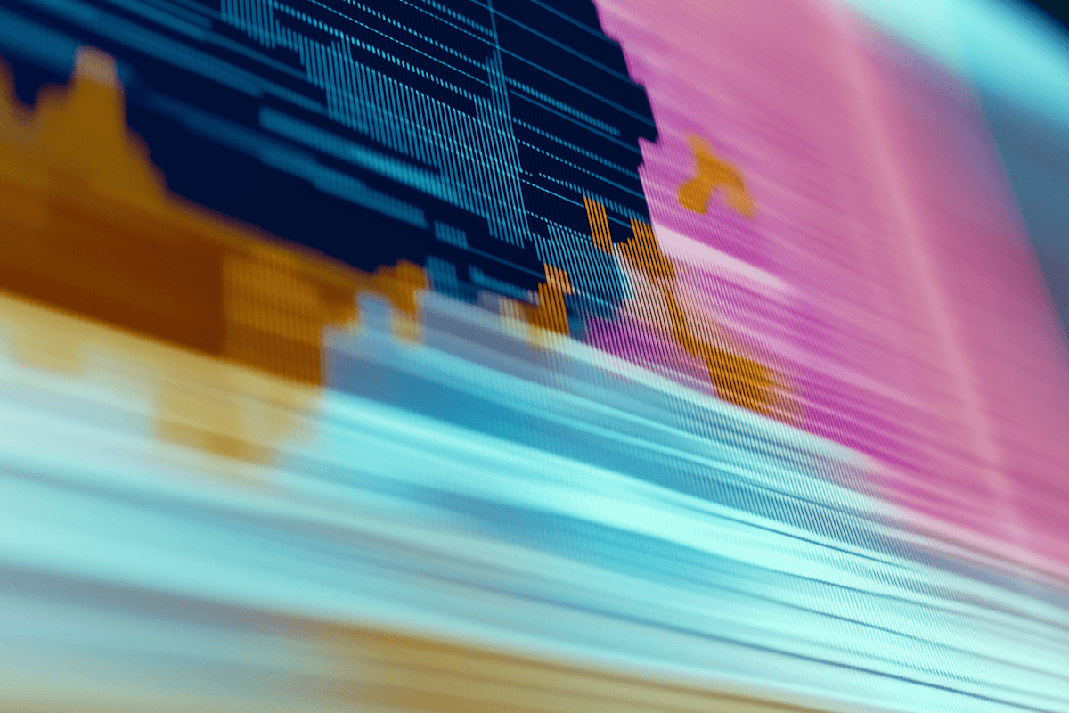 Hand drawing on a tablet with a stylus