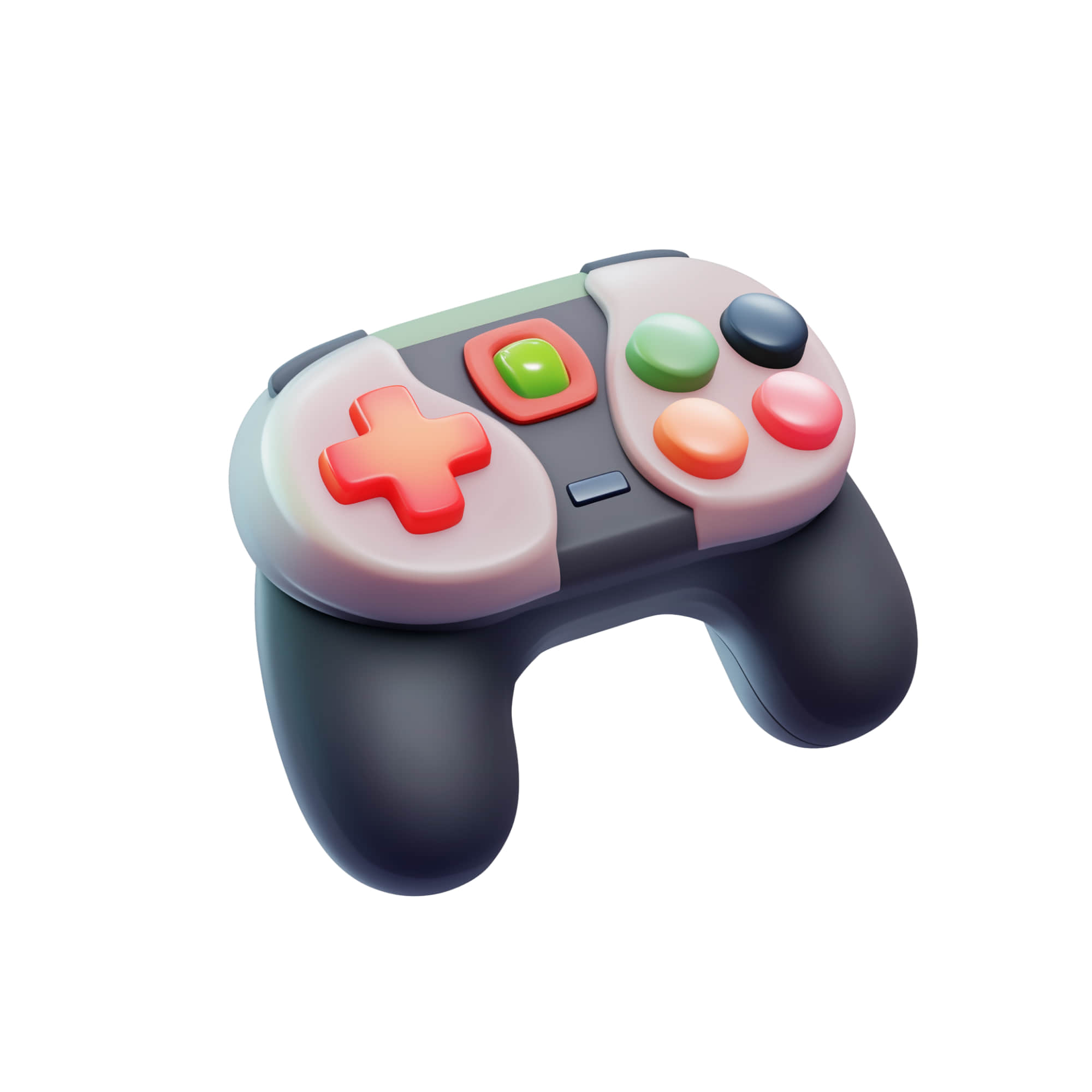 Vibrant 3D Game Controller #0xwq0