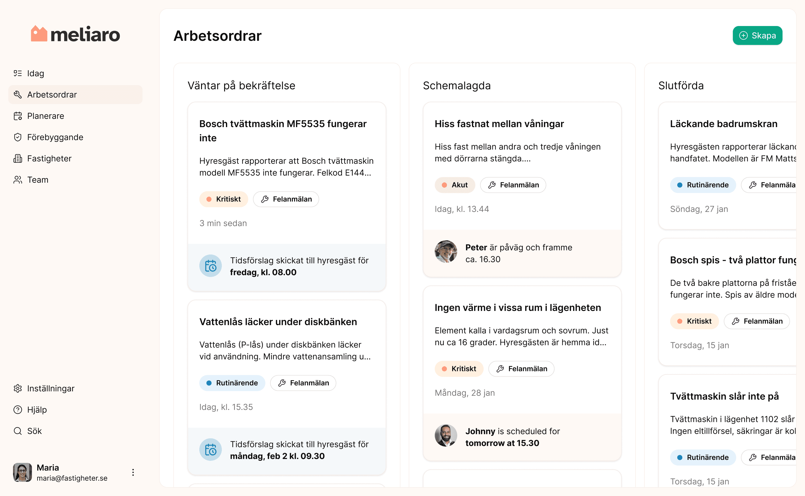 An image of Dreelio's dashboard