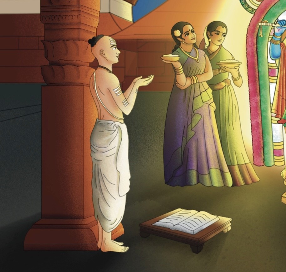 a cell phone on a white block