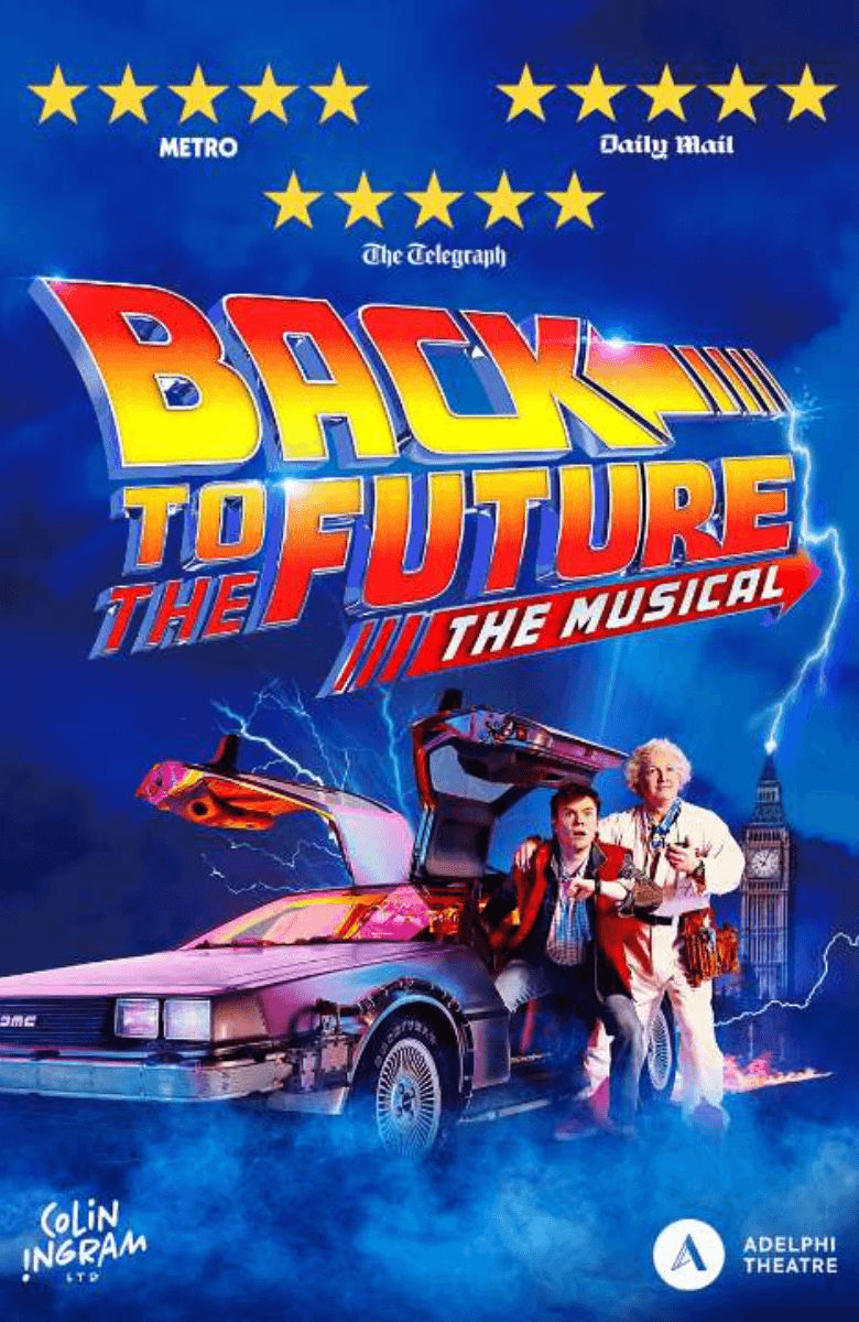 Experience the time-traveling adventure of Back to the Future The Musical at the Adelphi Theatre in London