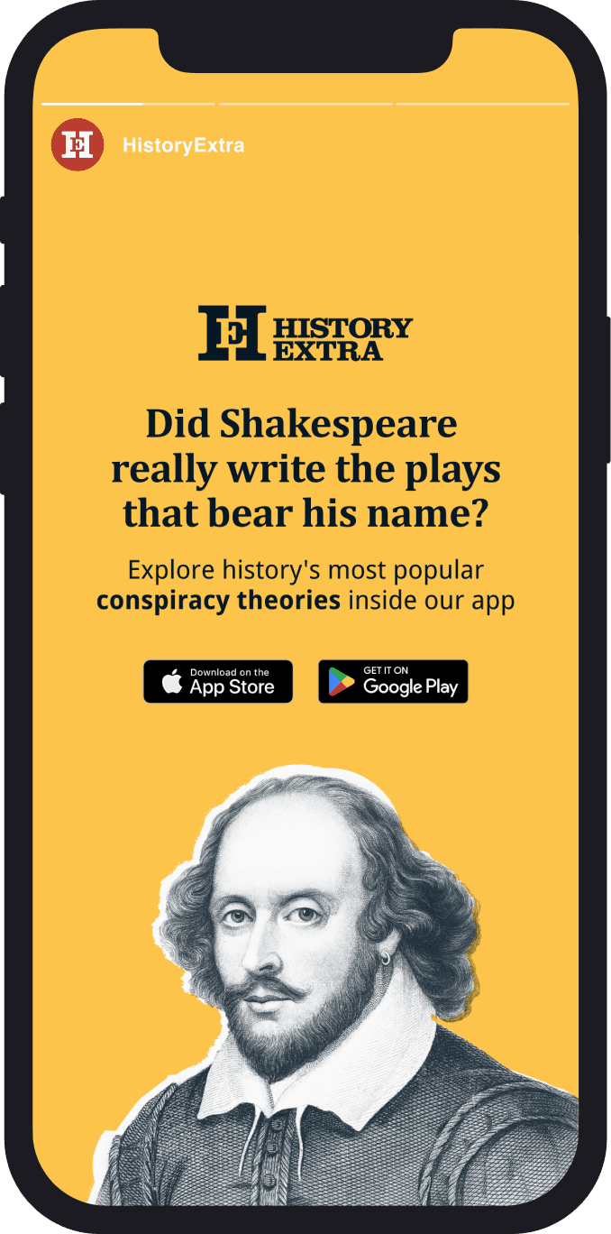 HistoryExtra - Social ad - conspiracy theories Shakespeare