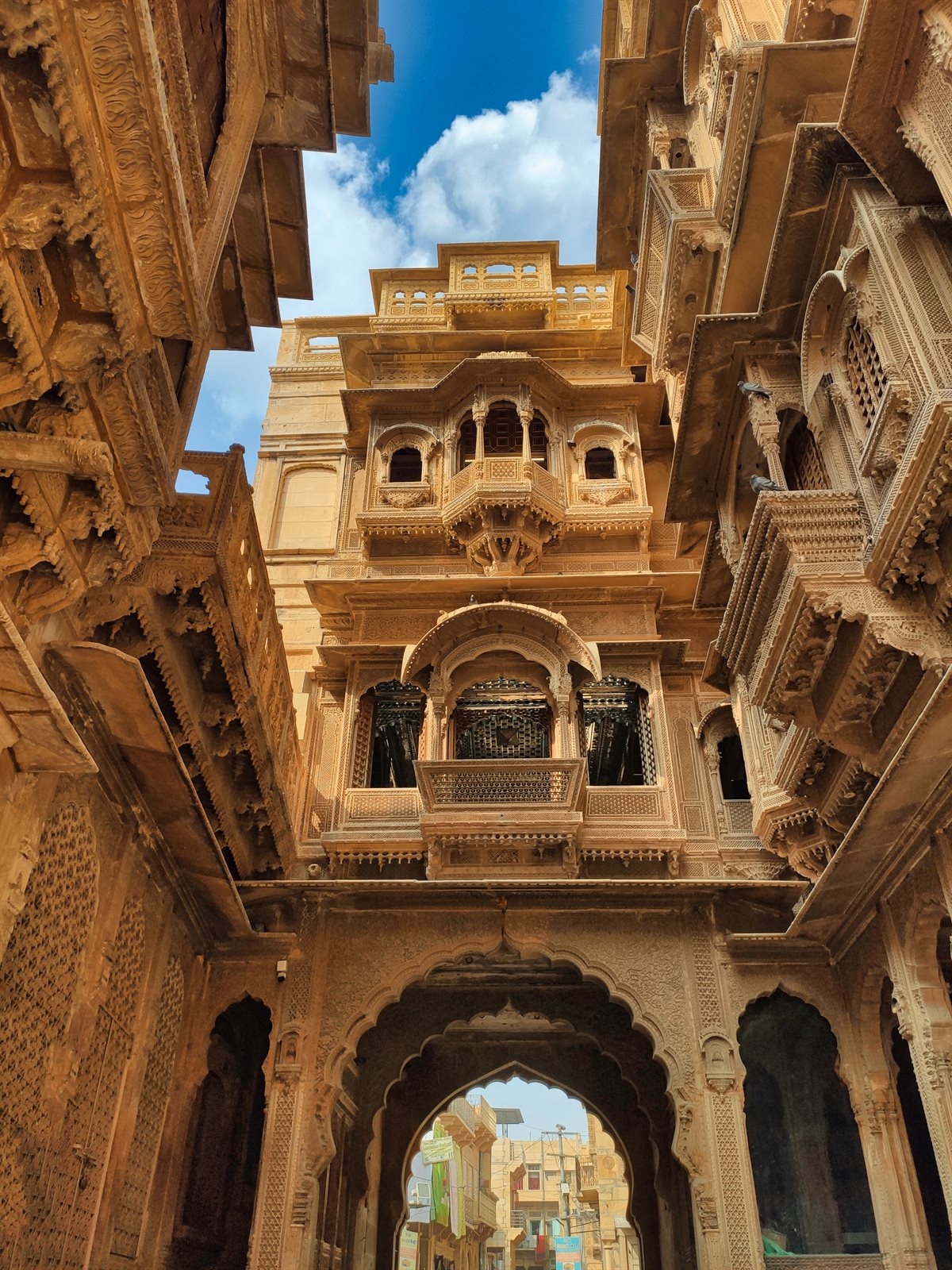 a large building with a lot of windows on top of it