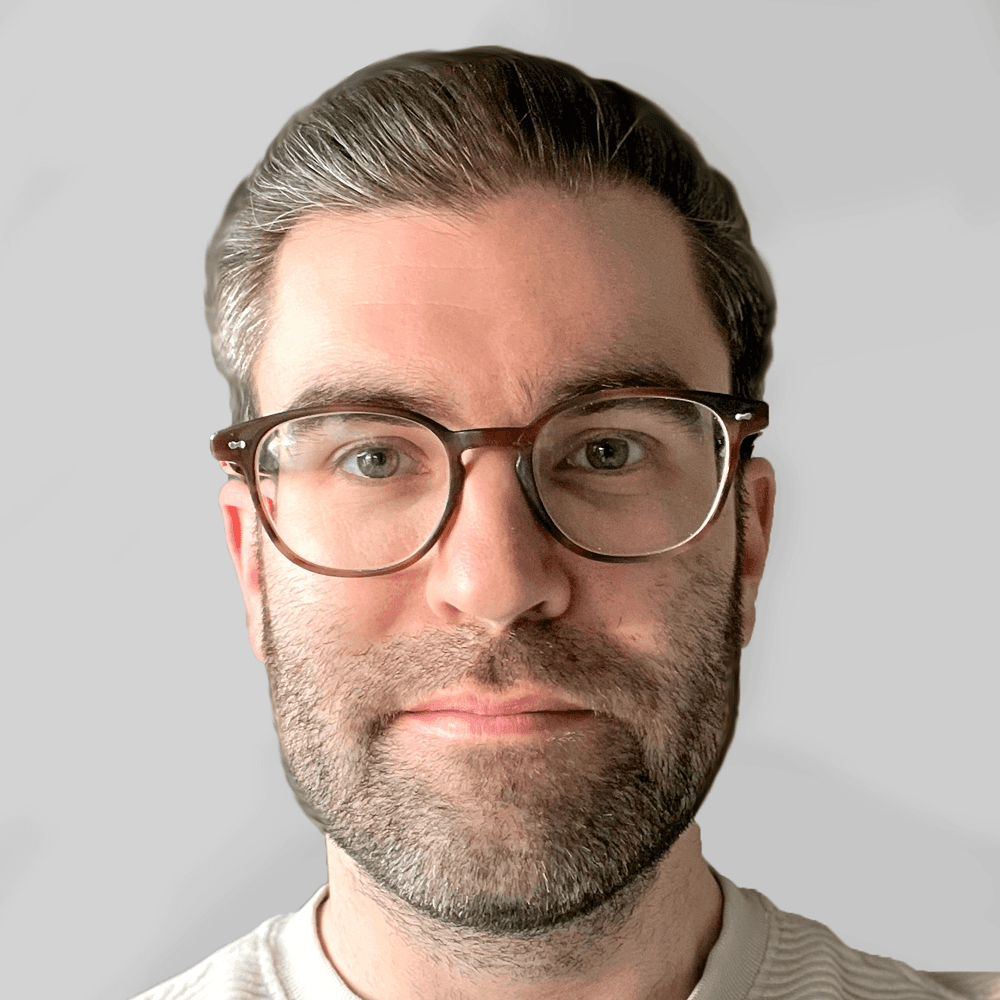 Side portrait of a man