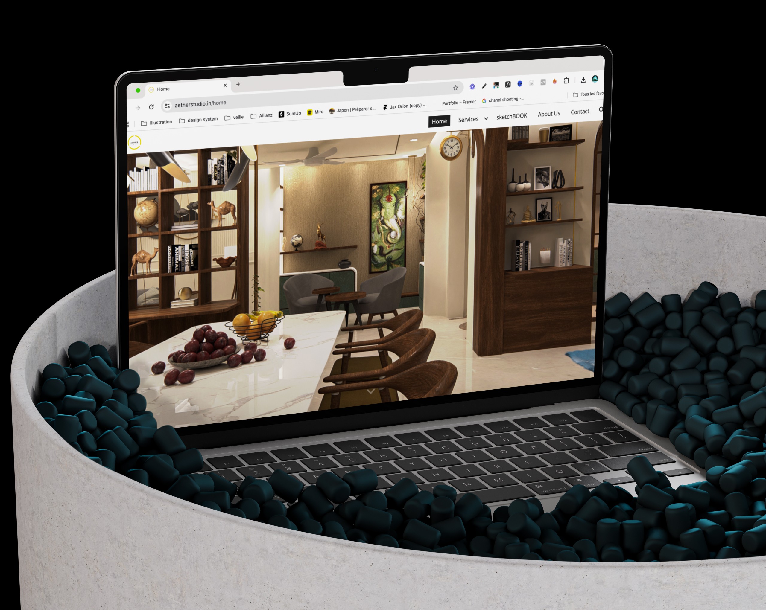 Aether Studio desktop UI