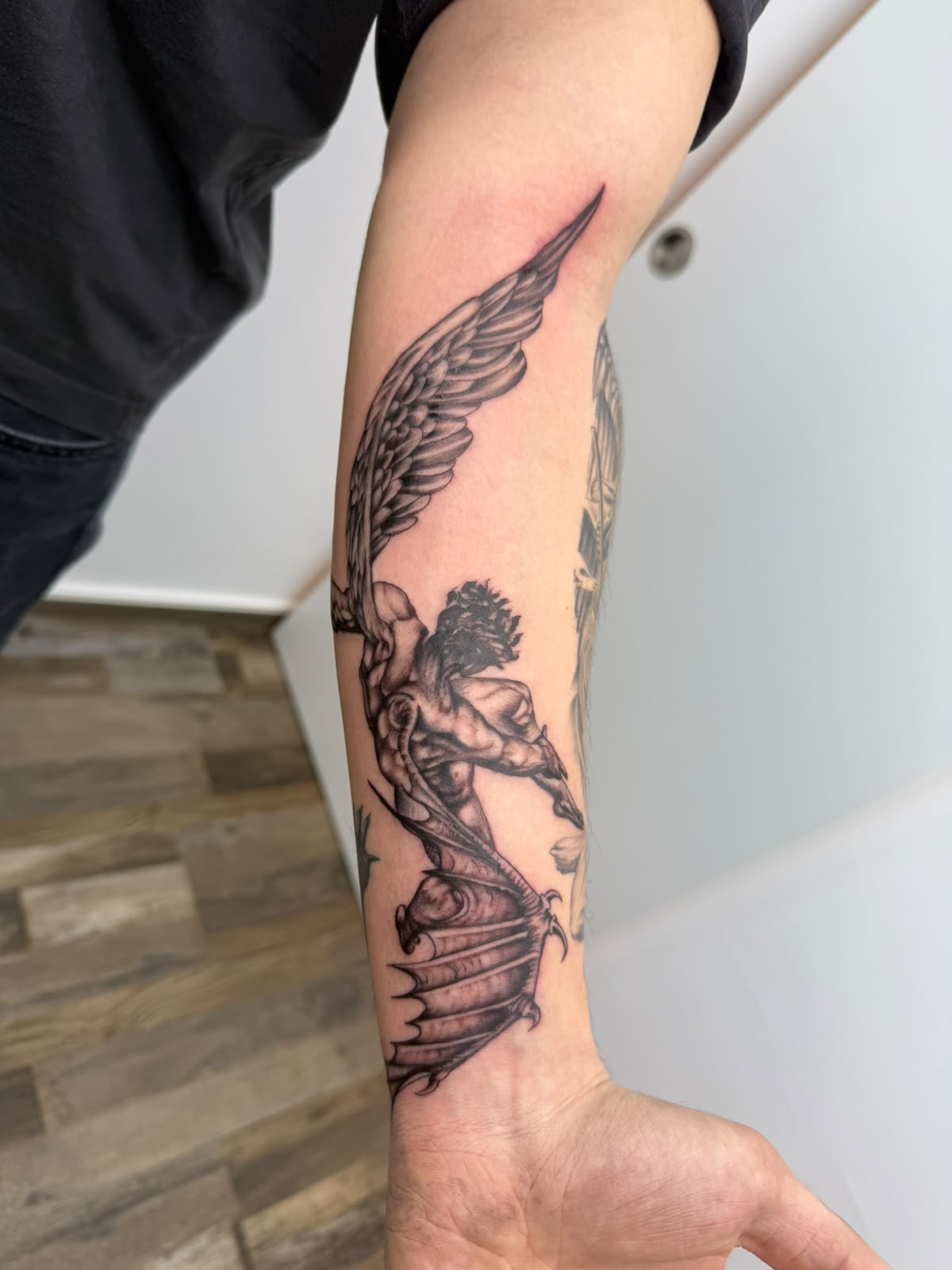 Lettering Tattoo – Blackline V1 Passau