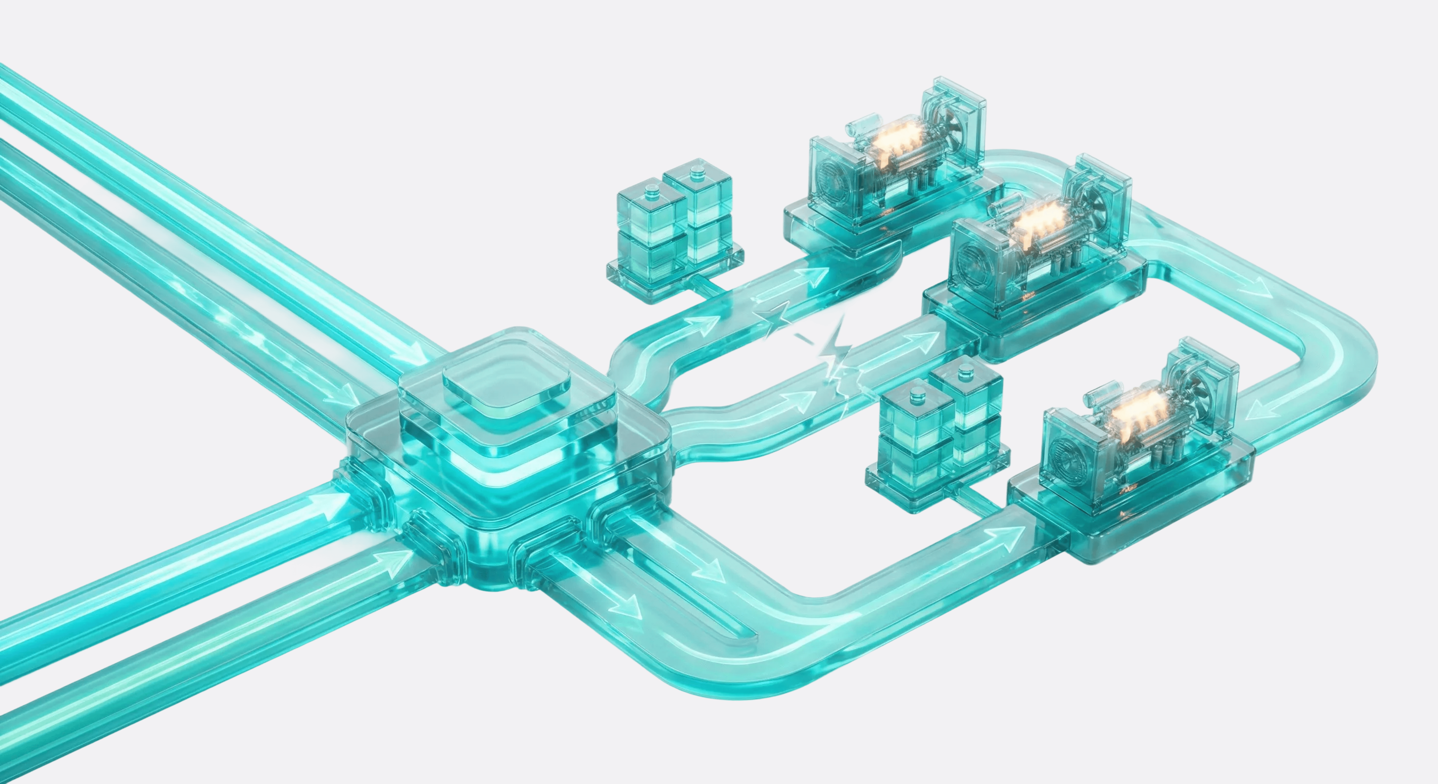 Dashboard showing MRR of $69,897 and 1206 active users with an upward trend graph.