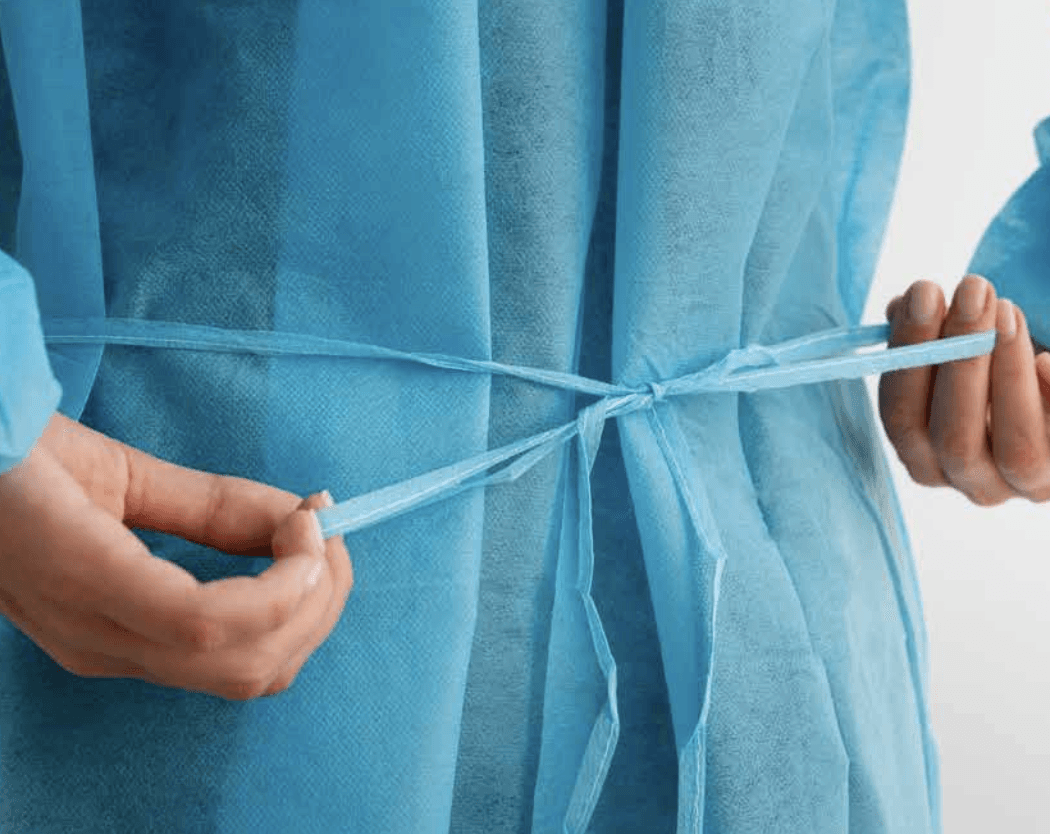Ropa quirúrgica desechable