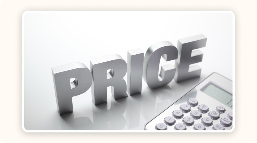 “price” letters and calculator