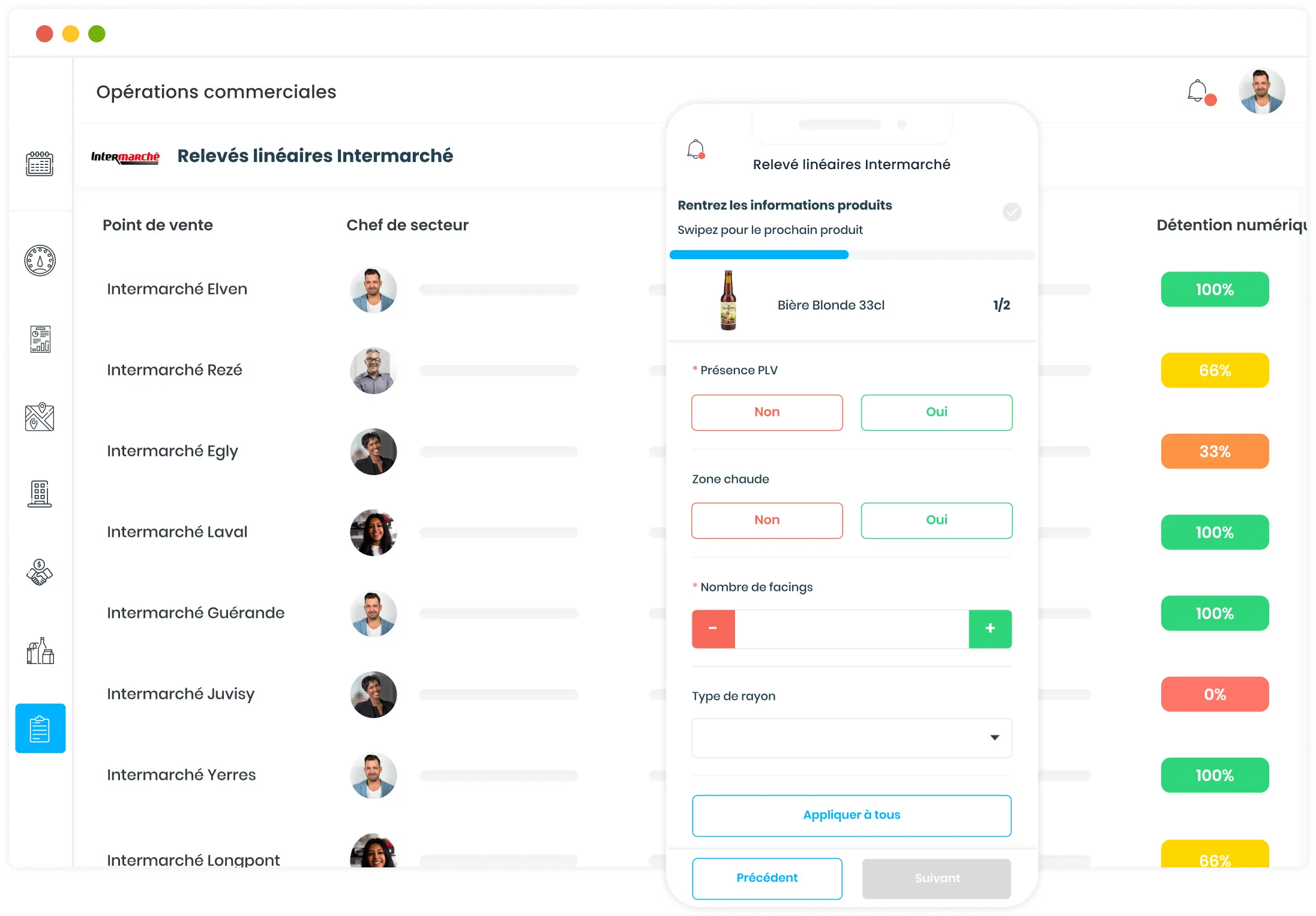 suivi opération commerciale dans le CRM Sidely