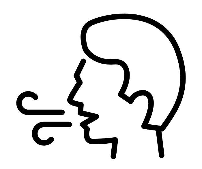 spiral of lines indicating stress