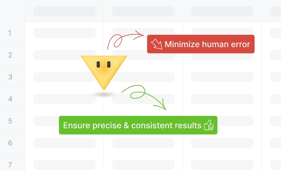 accurate excel processing results