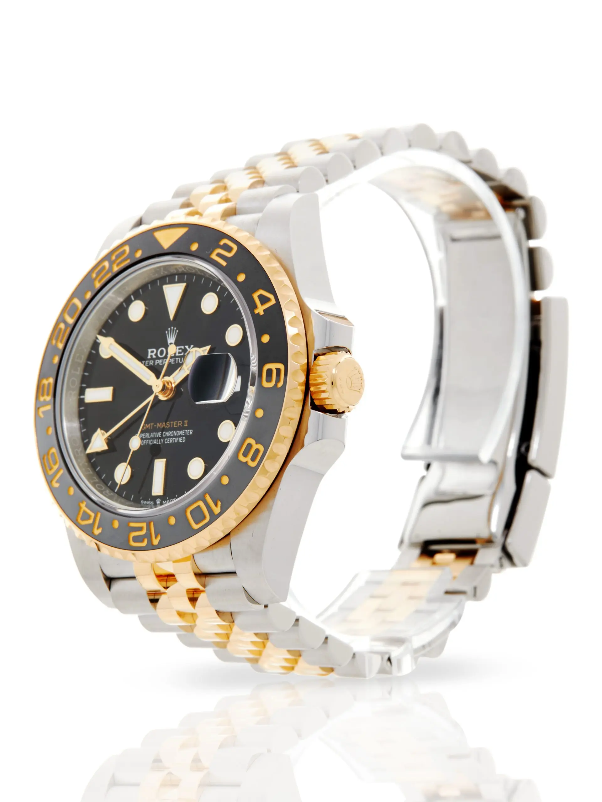 Buy ROLEX GMT-Master II Steel & Yellow Gold with black dial — photo 2