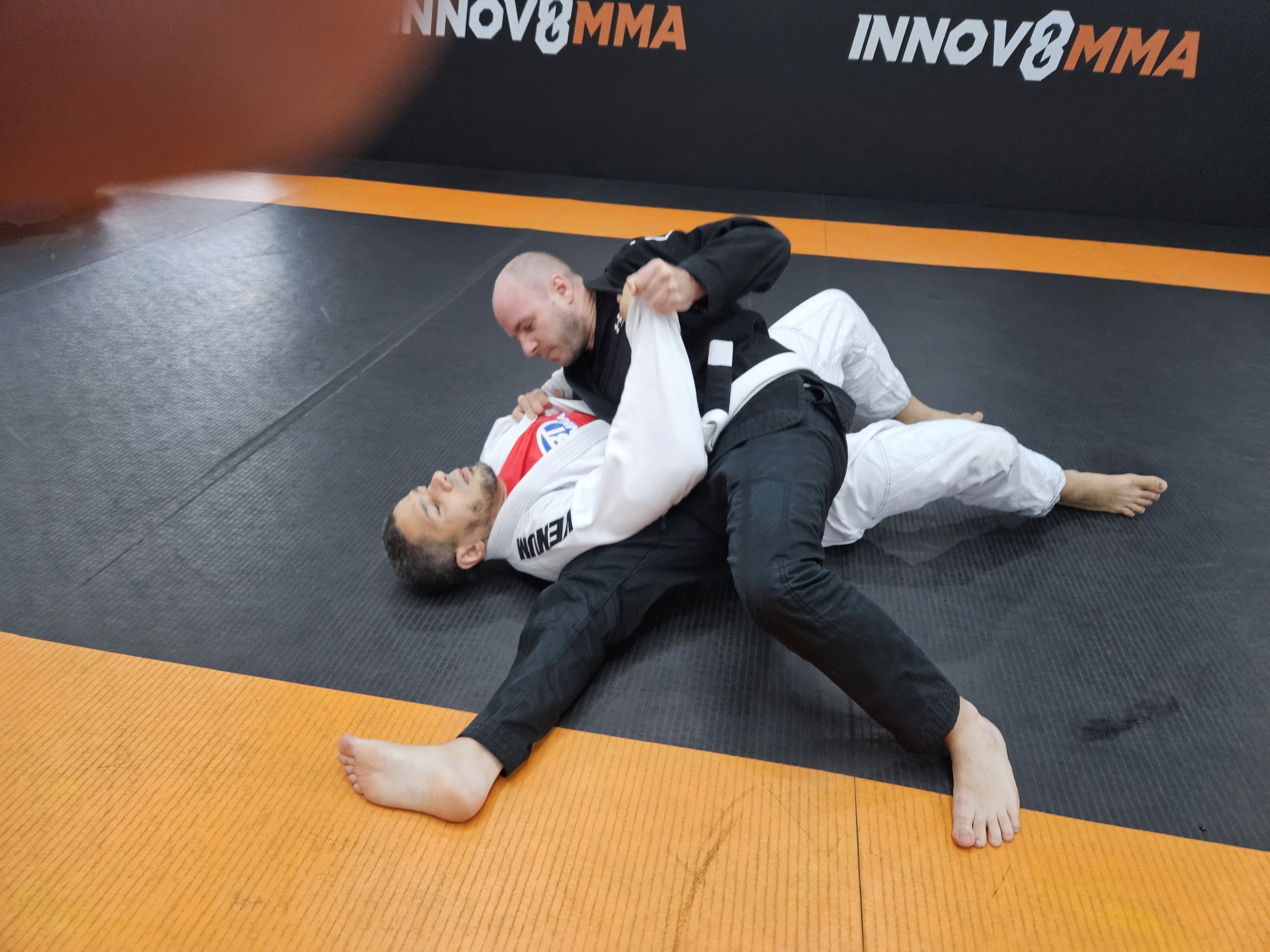 BJJ training at INNOV8 MMA