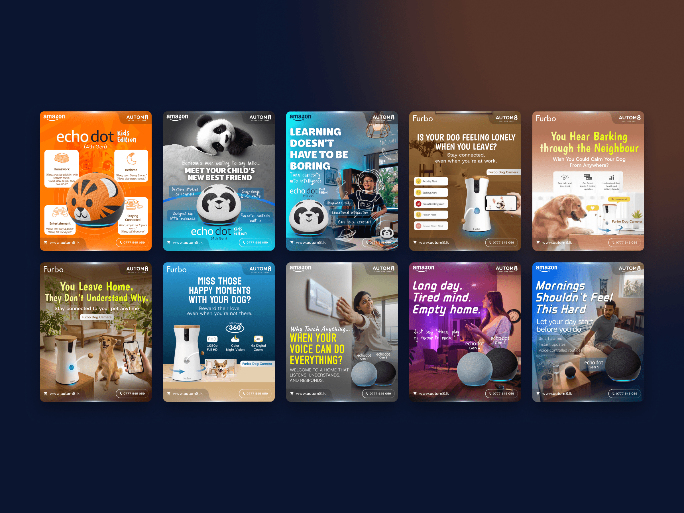 Autom8 social posts