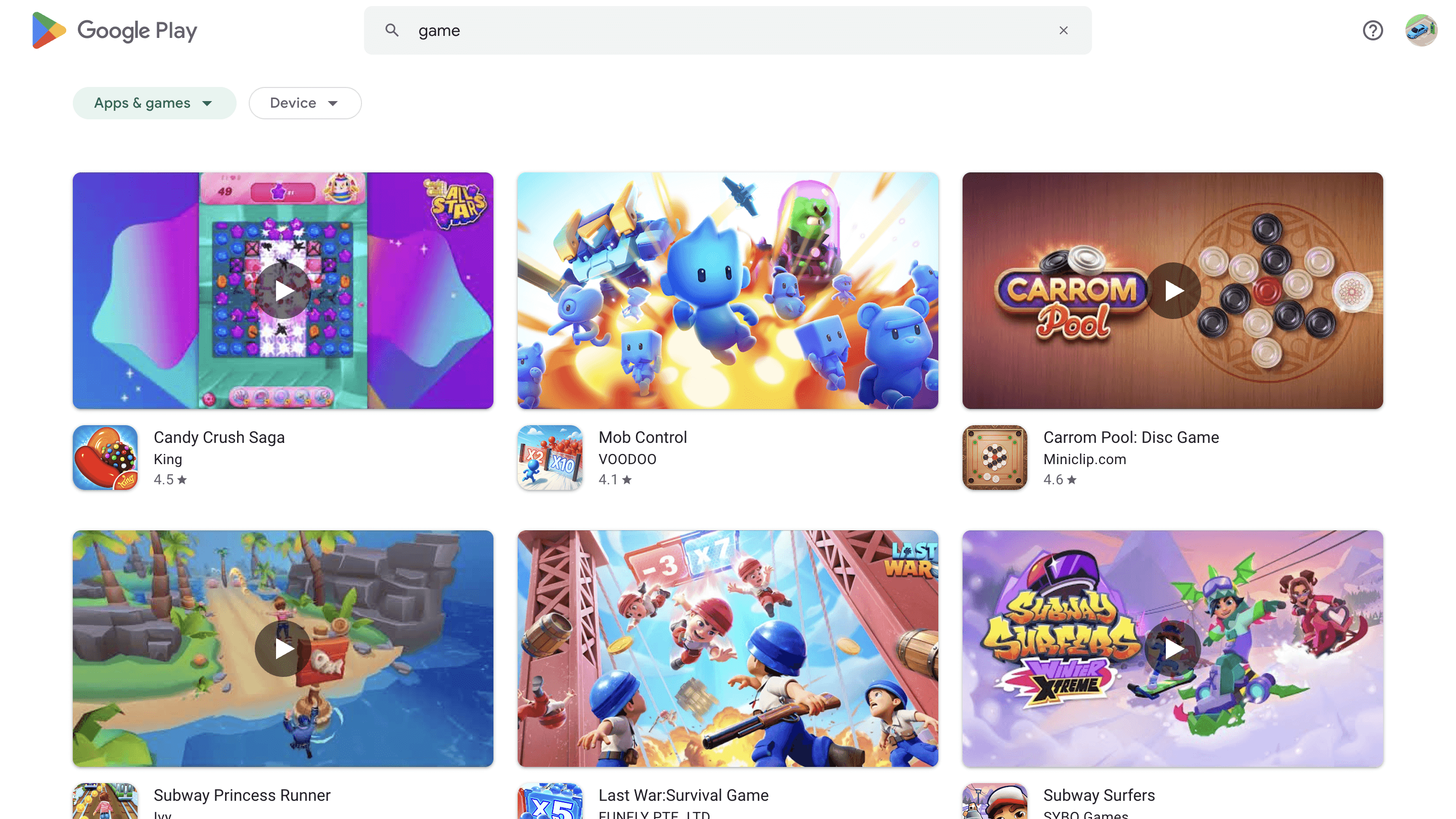 Google play store apps