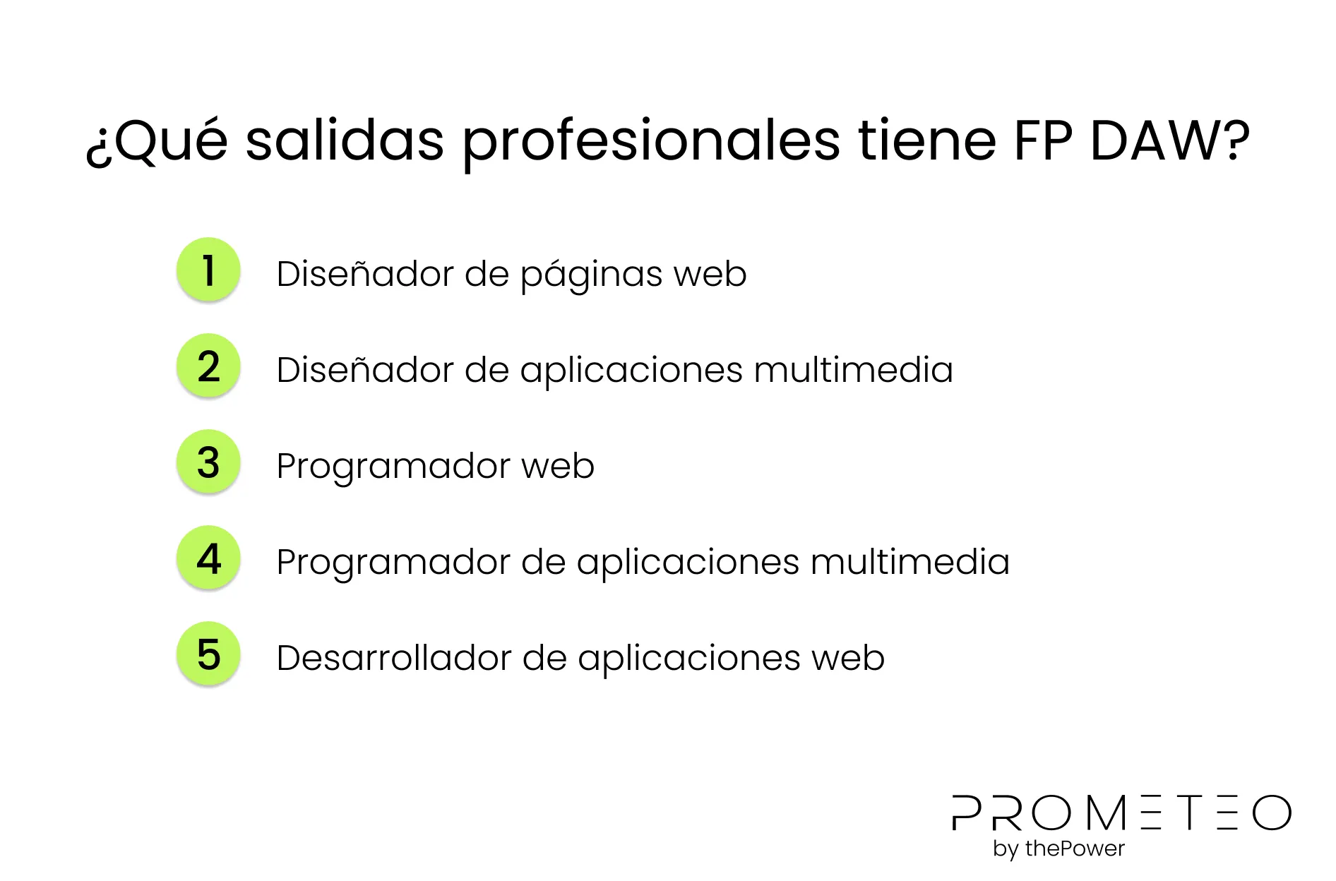 ¿Qué salidas profesionales tiene FP DAW?