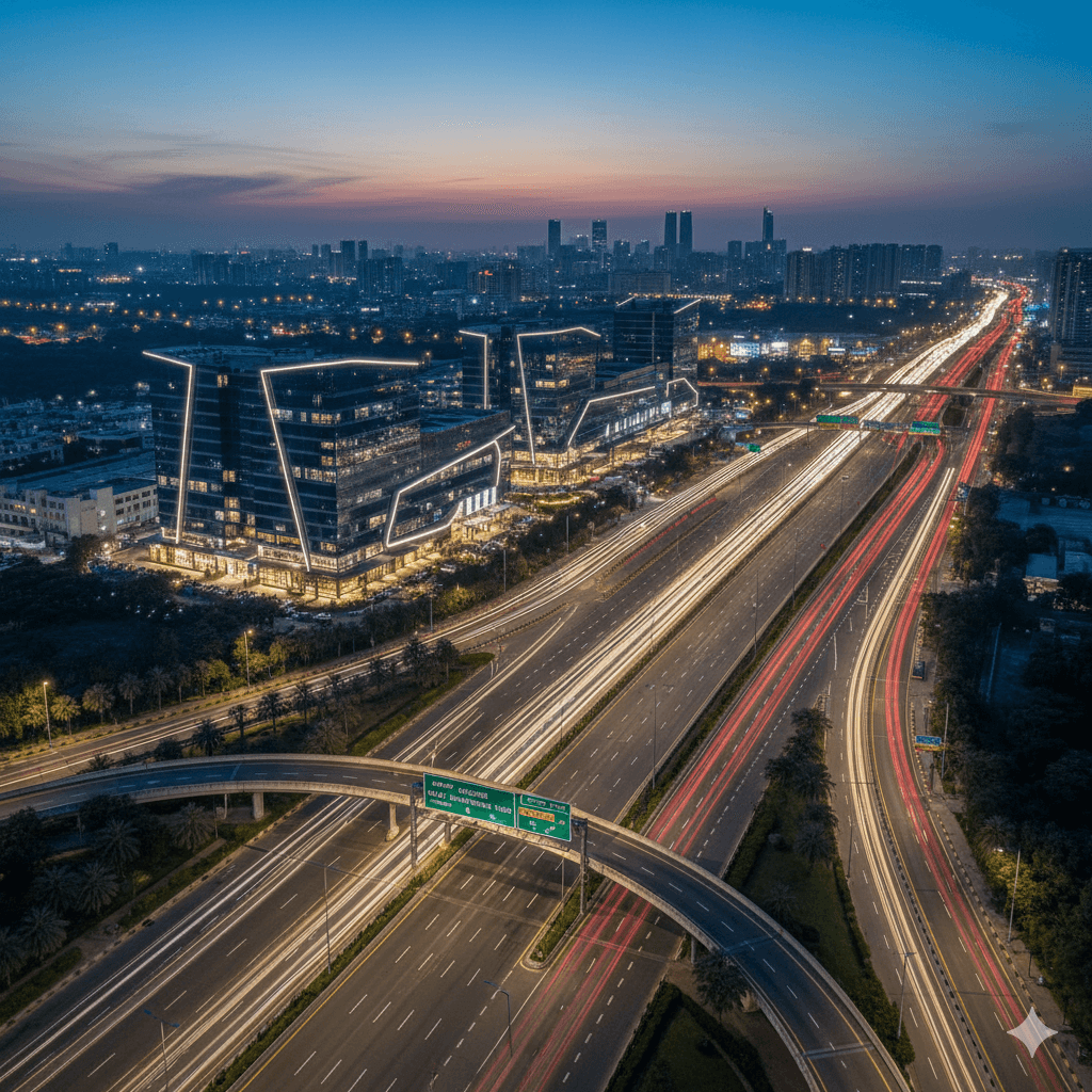 Prime commercial location access Golf Course Extension Road Gurugram