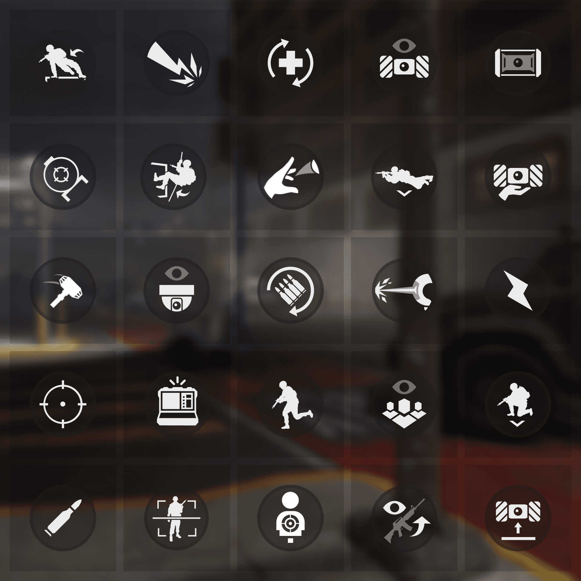 Rainbow Six Mobile — Button Iconography