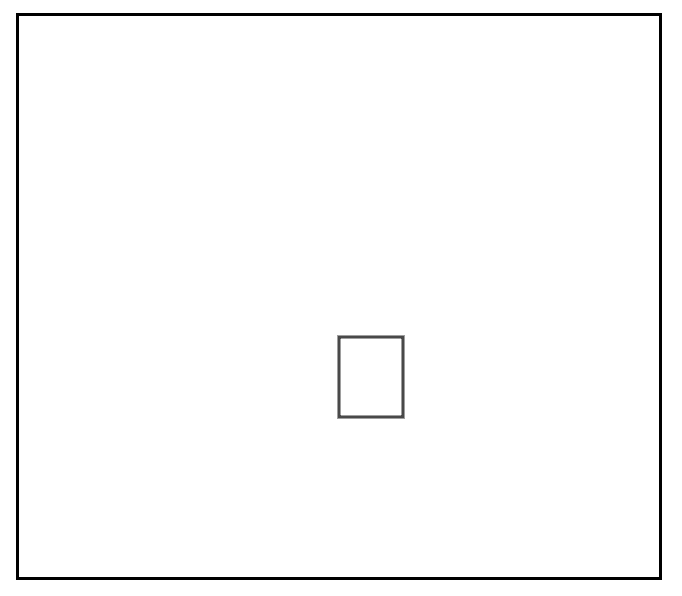 A rendered rectangle drawn with the Canvas API.