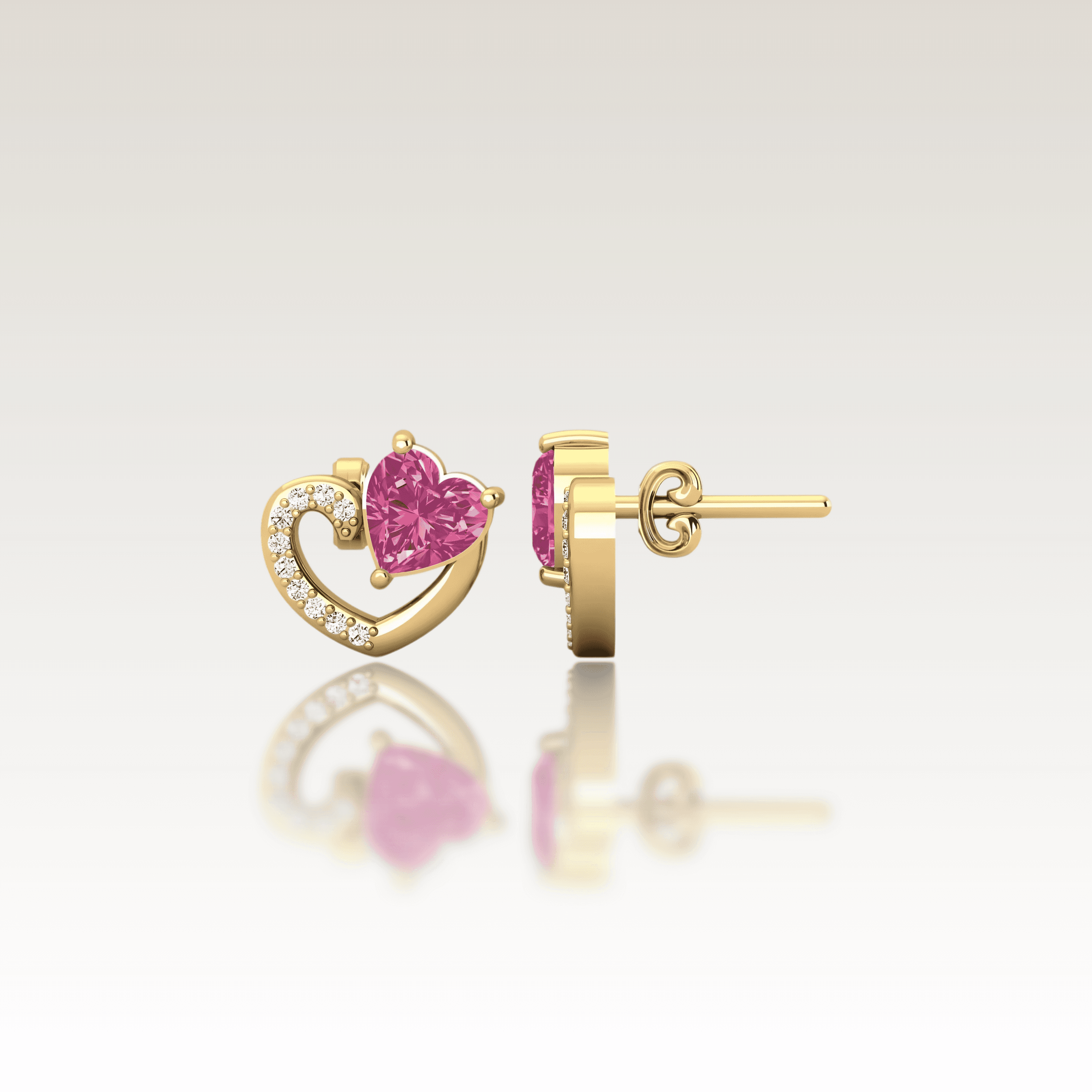 AMOR' Mio Heart Earrings image 6