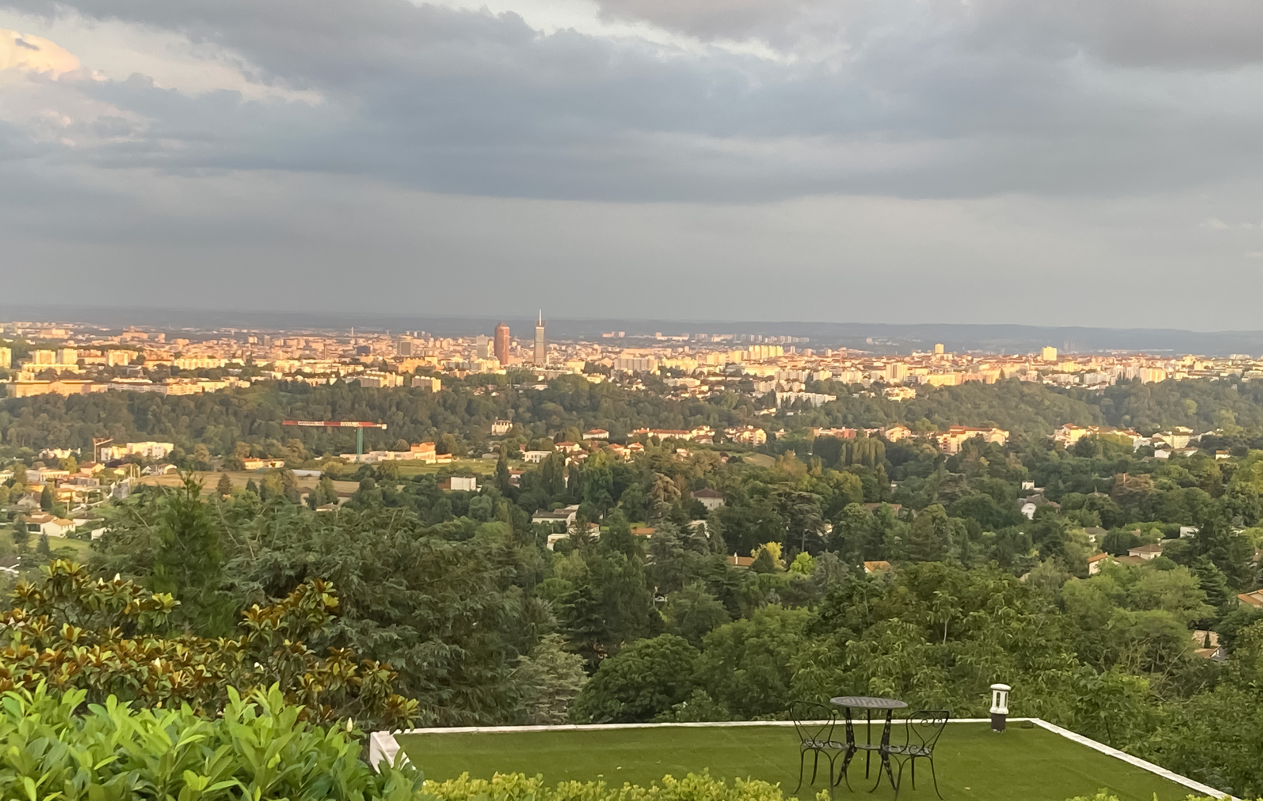 Photo d'une vue sur Lyon.