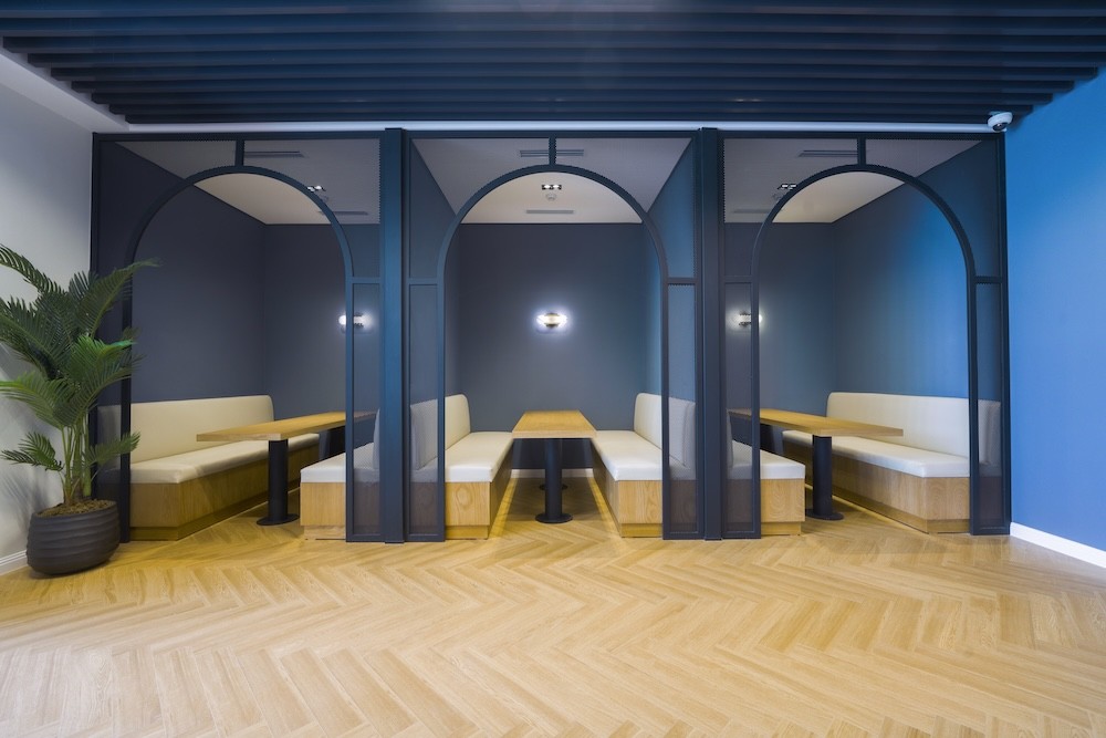 Lobby entrance at DIOM Rubeen 209 headquarters in Riyadh