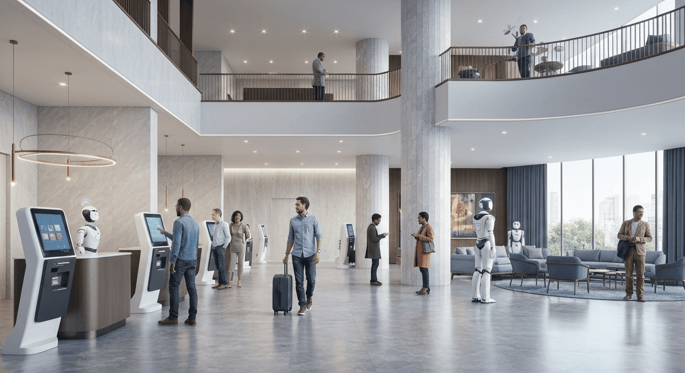 AI agents streamlining hotel check-in