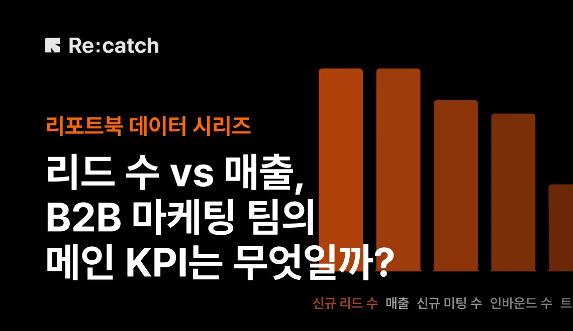 B2B 마케팅 KPI, 1순위는 과연 무엇일까? | 리포트북 시리즈 01 썸네일