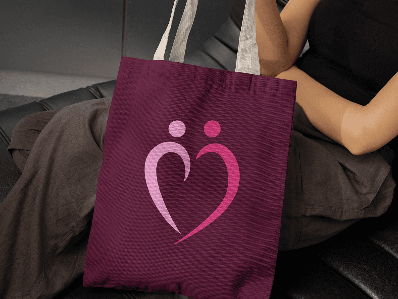 Community brand logo design for Woman to Woman Hangout.