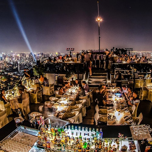 Bangkok: Experiența de cină pe acoperiș la Vertigo & Moon Bar - bilete