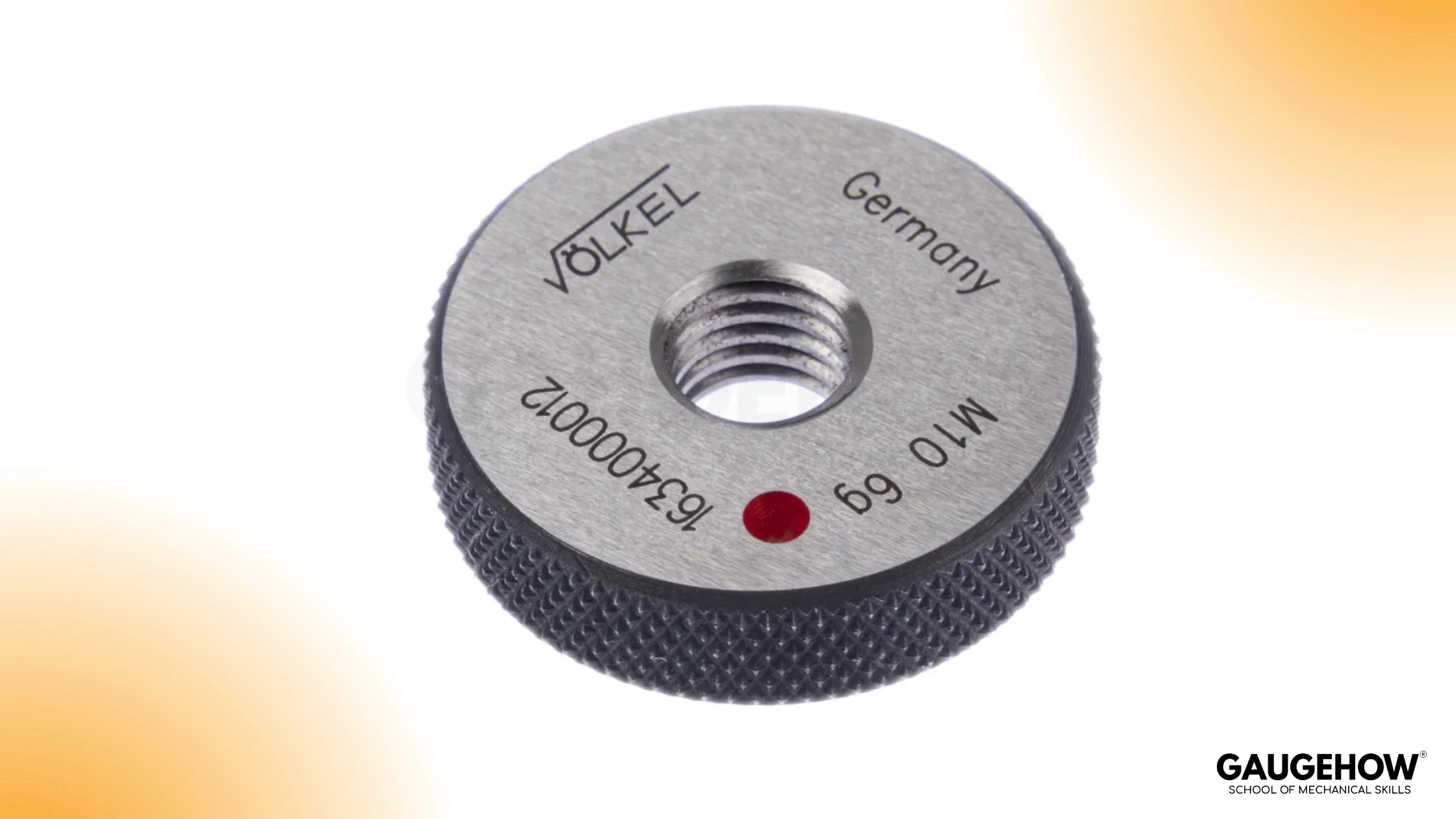 Ring gauge for shaft diameter checking