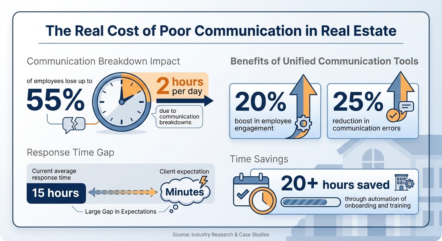 Real Estate Communication Statistics: Time Lost and Response Times