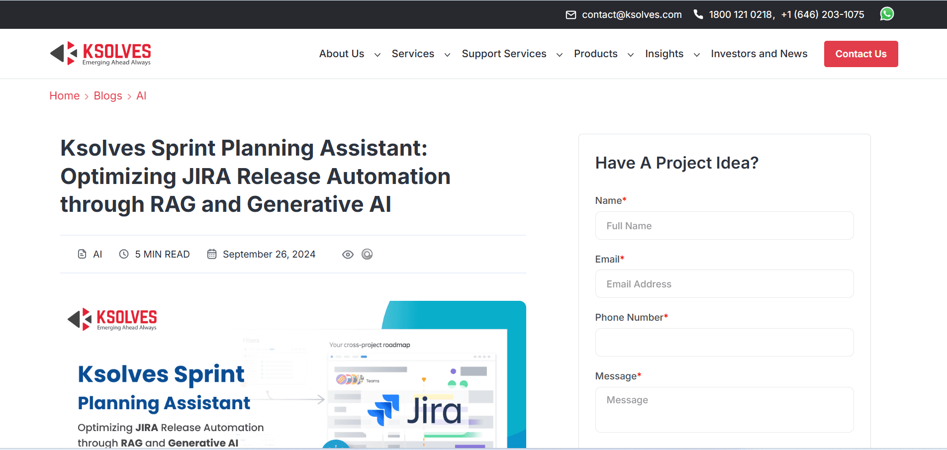 Sprint Planning Assistant by Ksolves