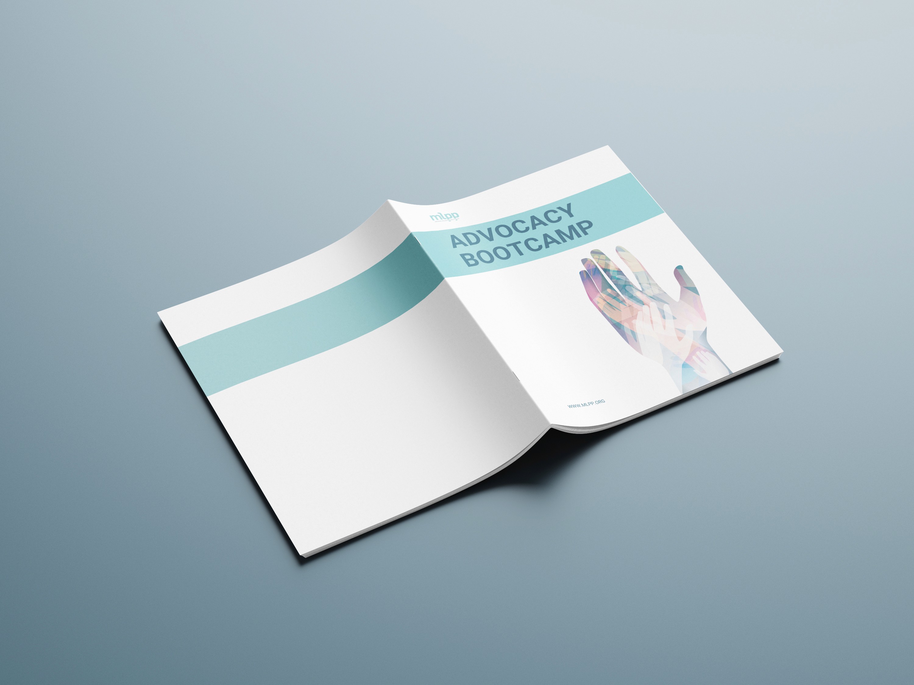 Mockup of booklet cover