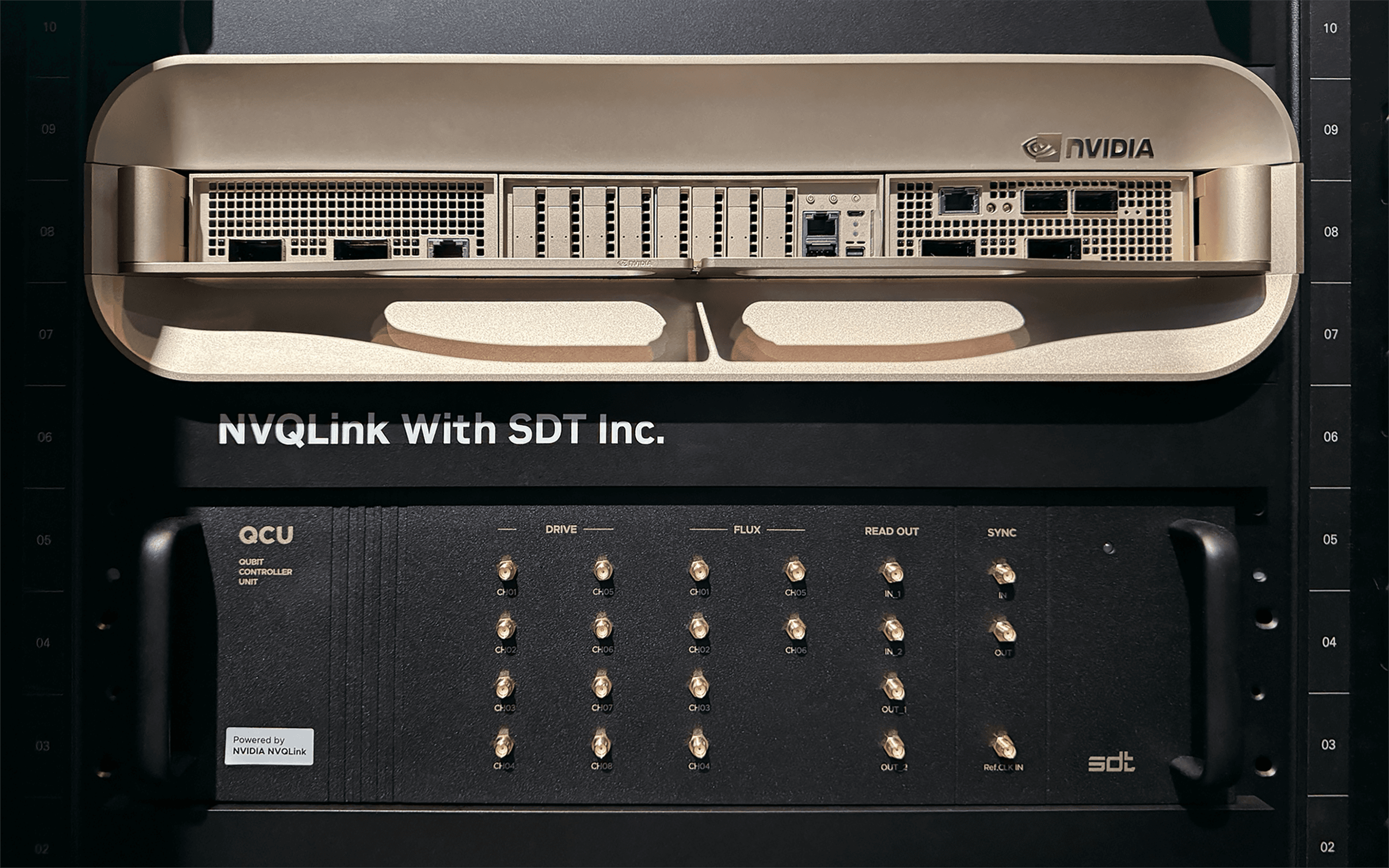 SDT introduces QCU qubit control equipment at NVIDIA GTC, featuring NVQLink system and DGX B200 integration for maximized computing efficiency.