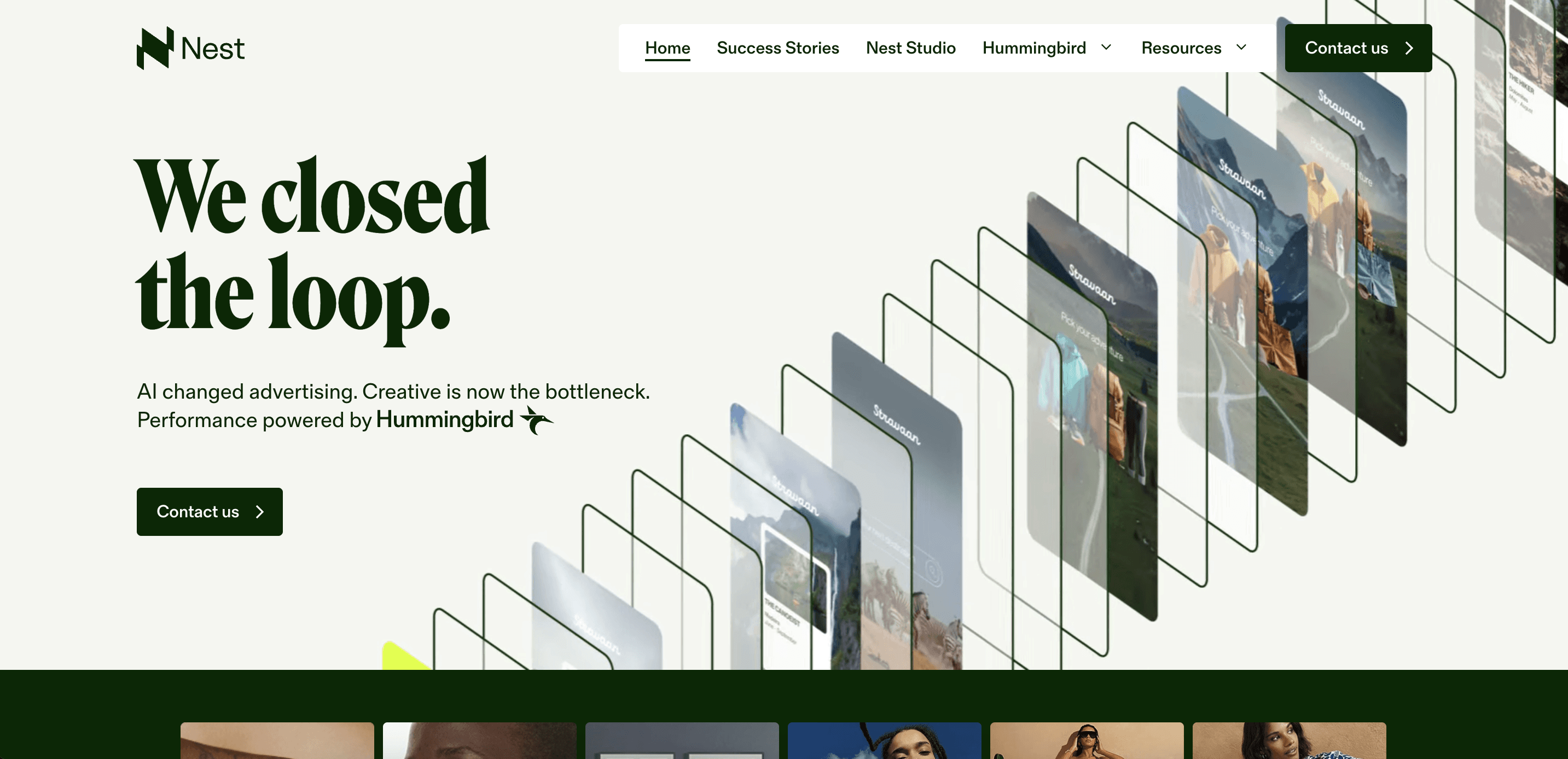 Nestherd Website Homepage