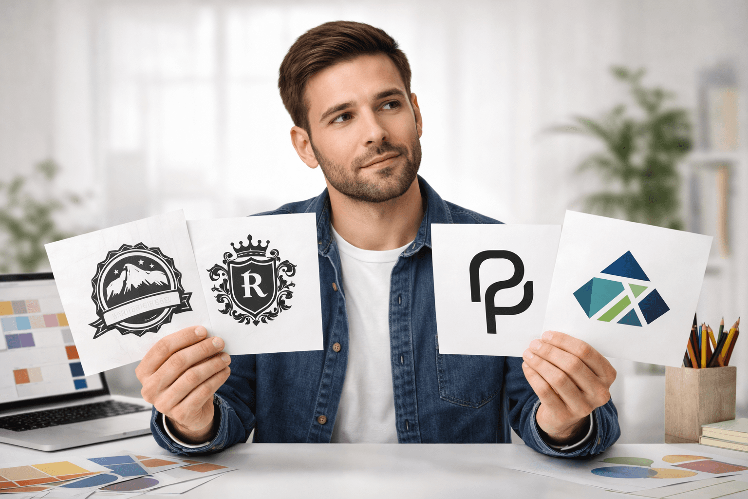 Close-up of lush, dark green leaves, some glossy and wet, against a muted background.