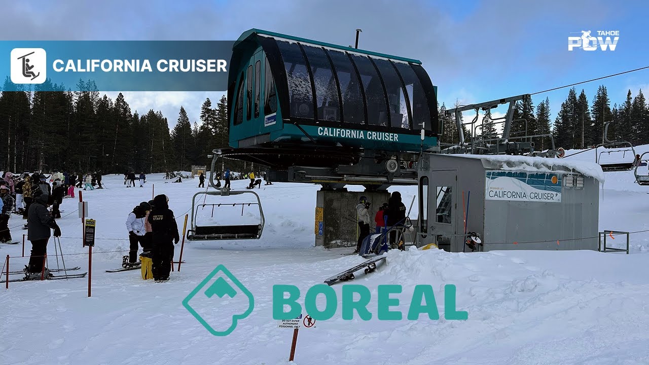 California Cruiser Lift Boreal – Relaxed 8-Minute Scenic Ride