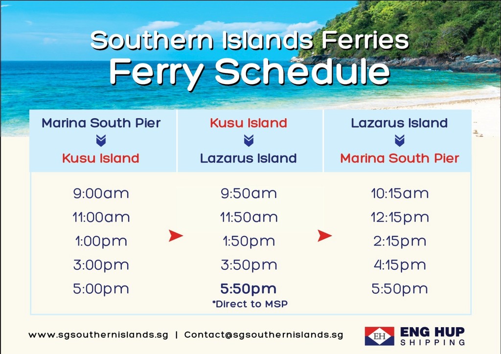 Eng Hup Ferry Schedule