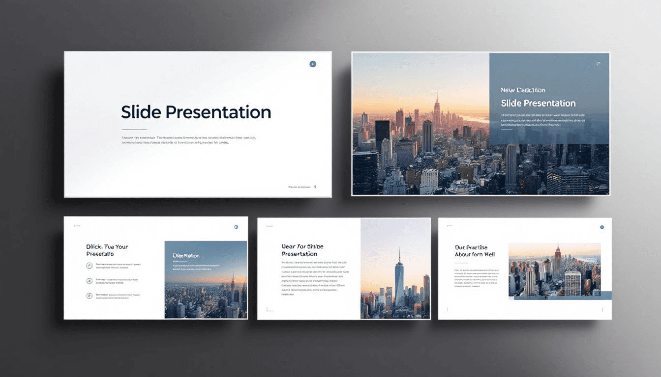 An overview of slide presentation templates.