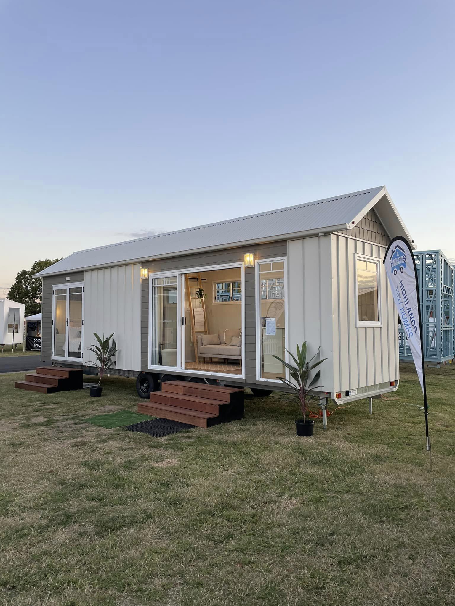Highland Tiny Homes Exterior Design of their Cali